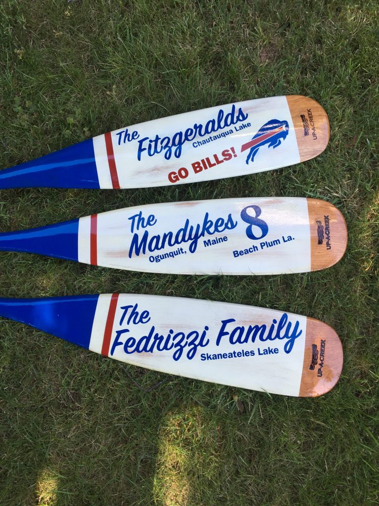 Personalized Painted Paddle