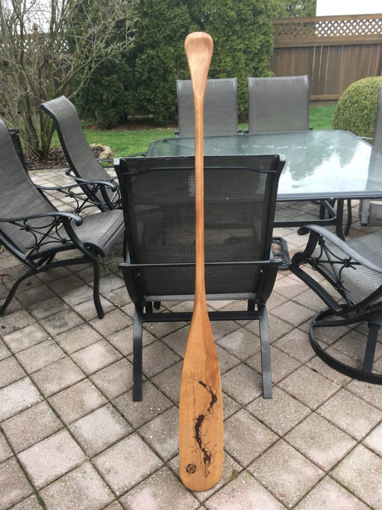 Laser Engraved Painted Personalized Paddle - Image 2