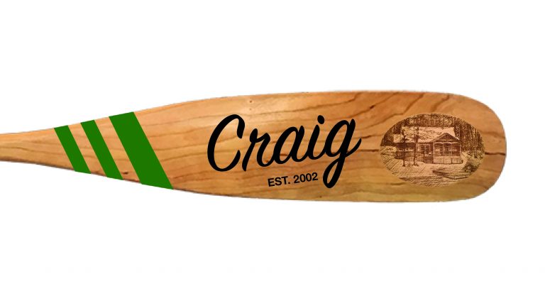 Craig Paddle Laser Burn Sketch