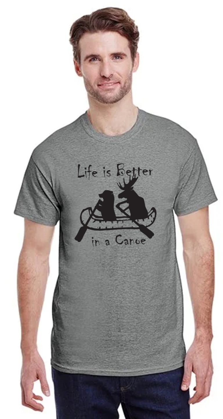 Life is Better In A Canoe T-Shirt - Image 2