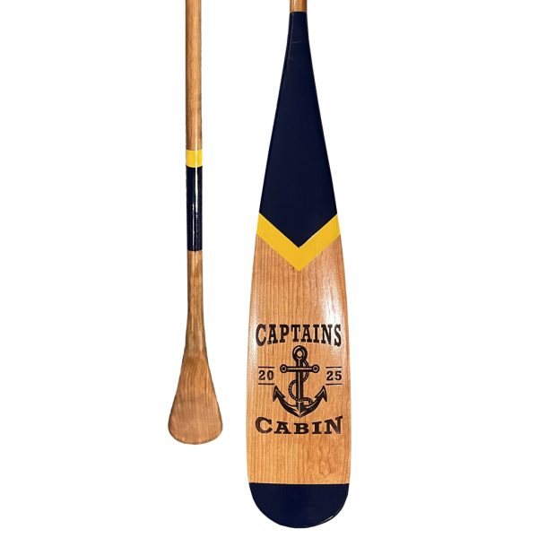 Captains Cabin painted and laser etched